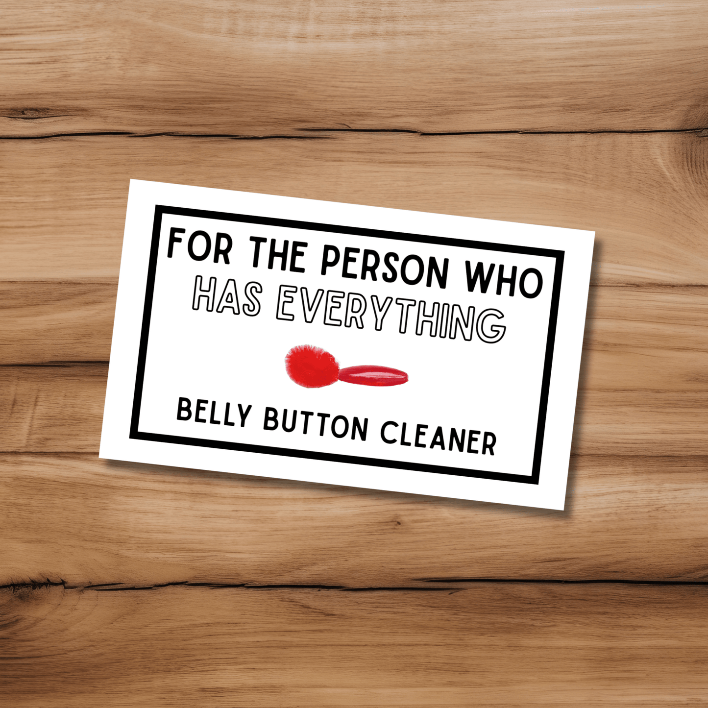 Belly Button Cleaner – A Classic Gag Gift - Golden Gift Box