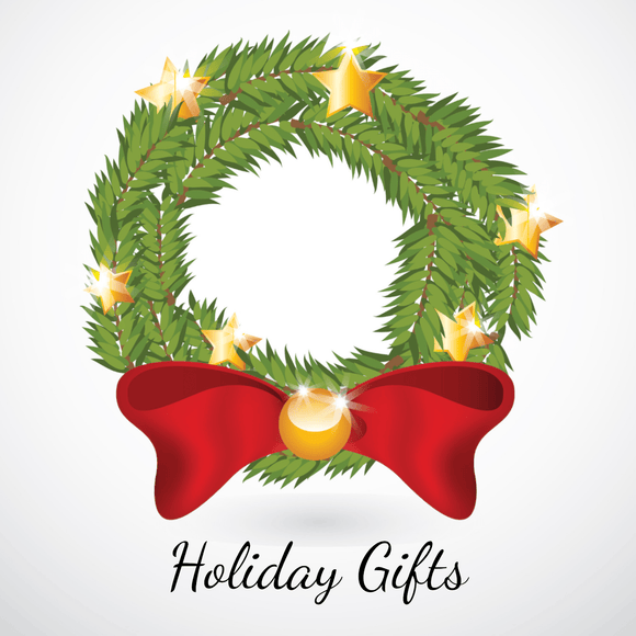 Holiday Gifts - Golden Gift Box