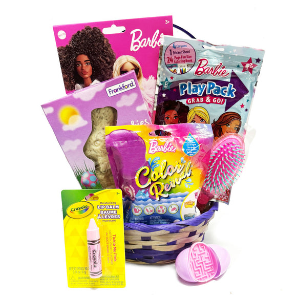 Barbie Easter Basket (Medium) - Barbie Easter Basket For Girls 3-10 Years - Hours Of Fun For Easter Egg Hunts And Easter Activities!