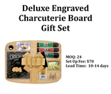 Deluxe Engraved Charcuterie Board Gift Set