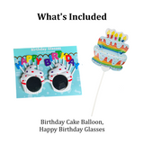 Happy Birthday Movie Night Popcorn Bucket Gift Set - Popcorn Bucket, Popcorn, & Snacks