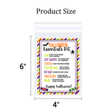 Halloween Essentials Kit – Candy Gift Bag with Card & Treats (Set of 12)