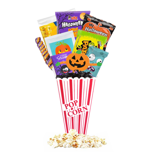 Halloween Individual Movie Night Gift Basket - (Several Varieties)