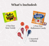 Halloween Individual Movie Night Gift Basket - (Several Varieties)