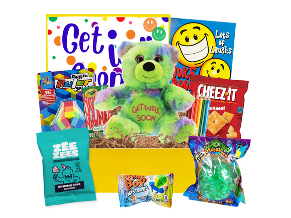 Get Well Care Package for Kids - Multicolored Bear