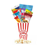 Movie Night Gift Set - Popcorn Bucket, Popcorn, Snacks (Chocolate Chip Cookie)