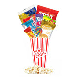 Movie Night Gift Popcorn Buckets, Popcorn, Snacks - Perfect for College Students, Teens, Men, Kids, Date Night, Birthday (Individual Size)
