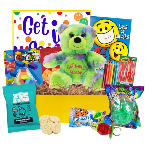 Get Well Care Package for Kids - Multicolored Bear