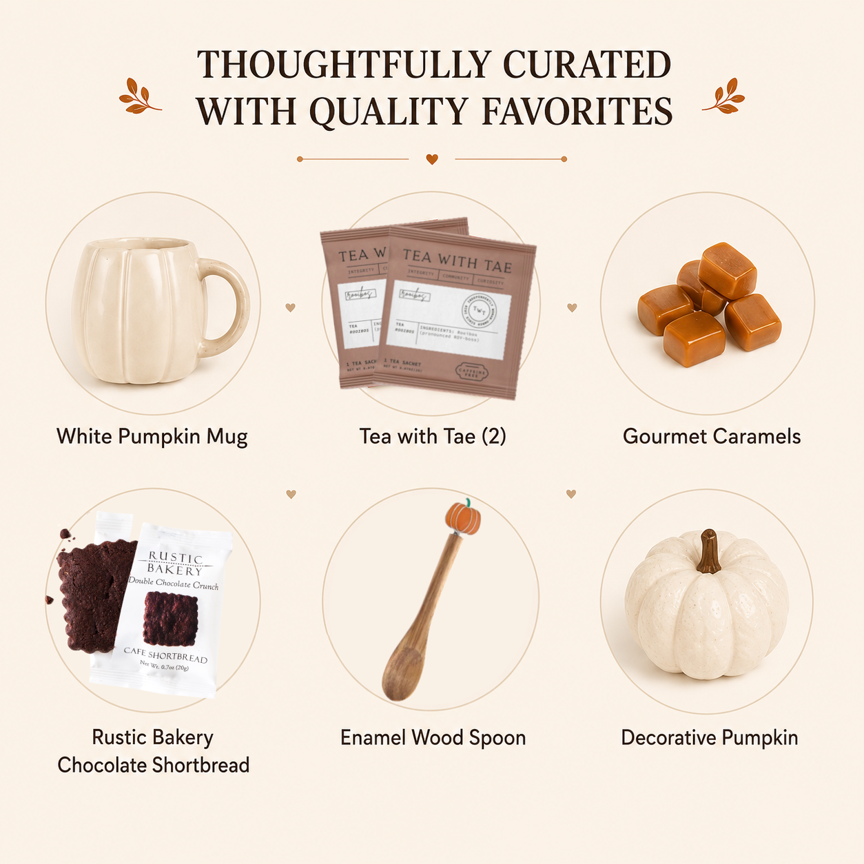 Cozy Fall Tea Gift Box with Pumpkin Mug