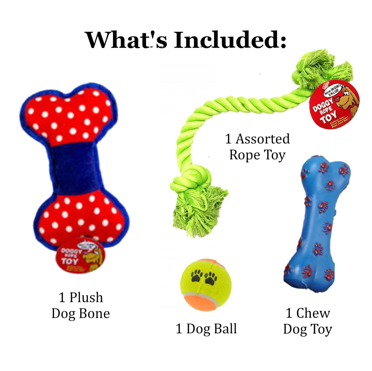 Barker Box Dog Gift Set with toys, chews, and treats