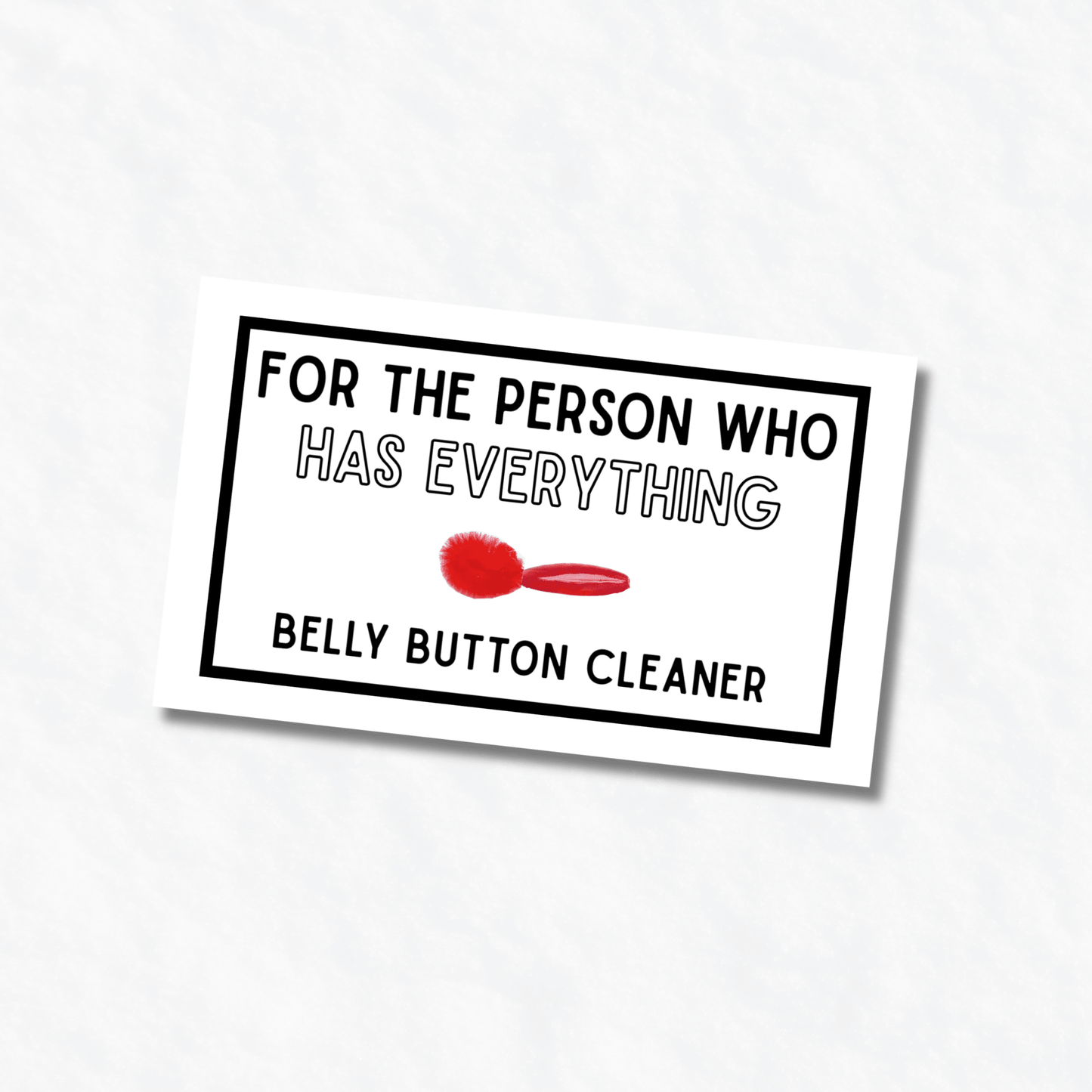 Belly Button Cleaner – A Classic Gag Gift - Golden Gift Box