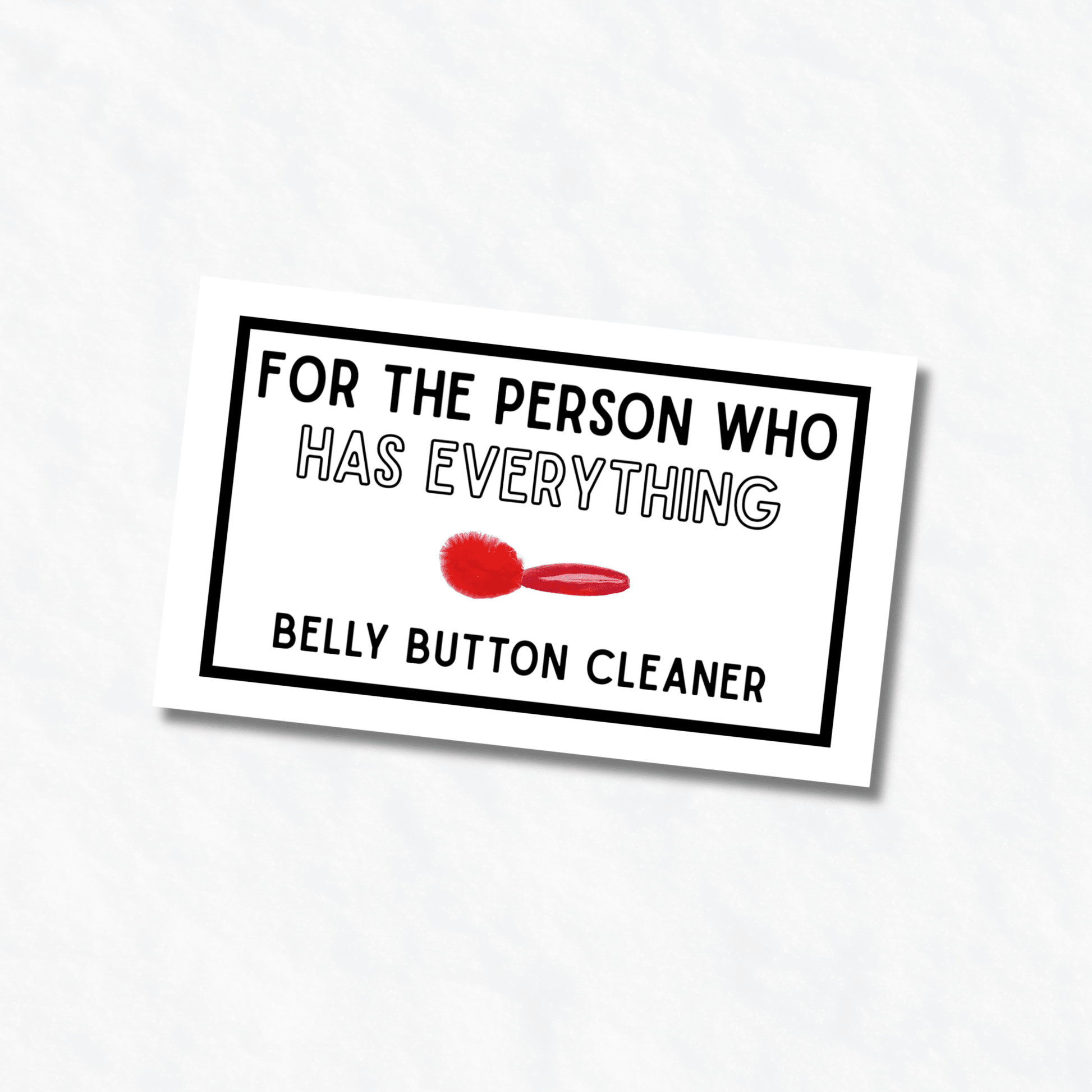 Belly Button Cleaner – A Classic Gag Gift - Golden Gift Box