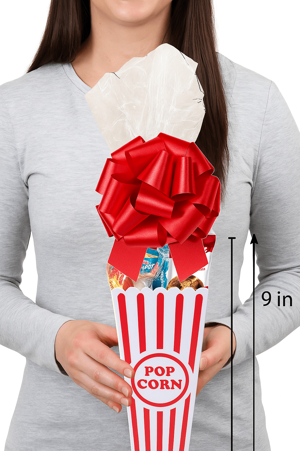 Christmas Movie Night Gift Basket – Holiday Popcorn & Hot Cocoa Gift Set - Golden Gift Box