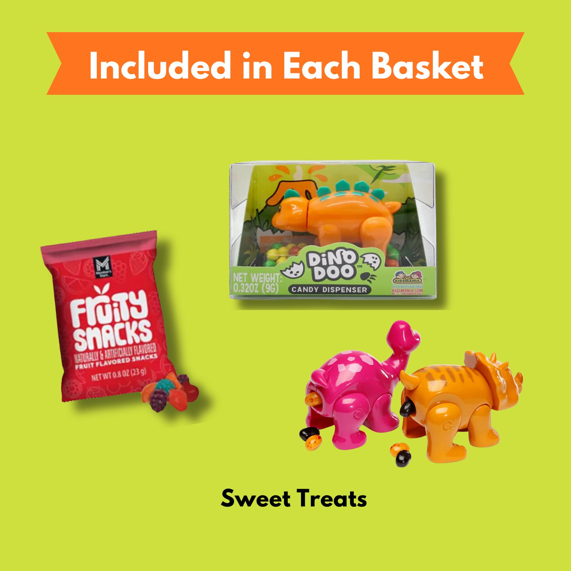 Dinosaur Easter Basket – Dino Gift Basket with Toys - Golden Gift Box