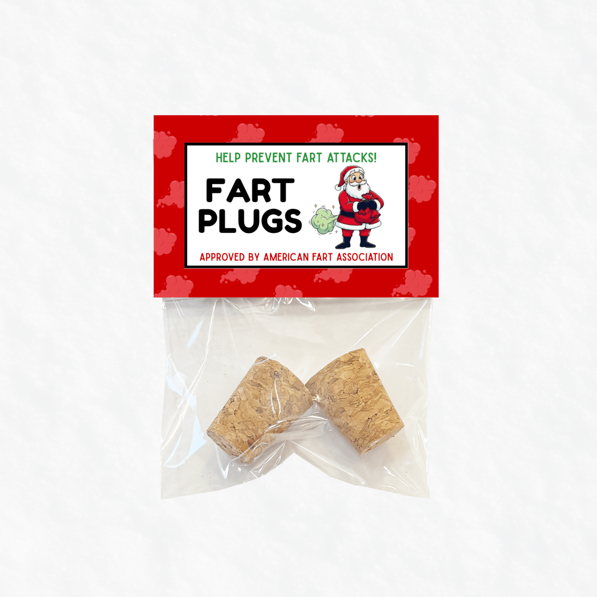 Fart Plug Gag Gift – Funny White Elephant & Stocking Stuffer for Adults - Golden Gift Box