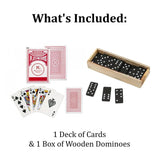 Feel Better Soon Care Package with Dominos and Cards- For Someone Recovering from Surgery or Injury - Golden Gift Box