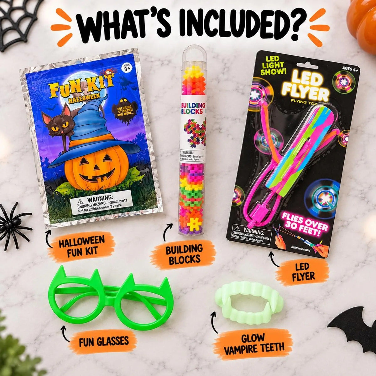 Filled Halloween Boo Bucket - Golden Gift Box