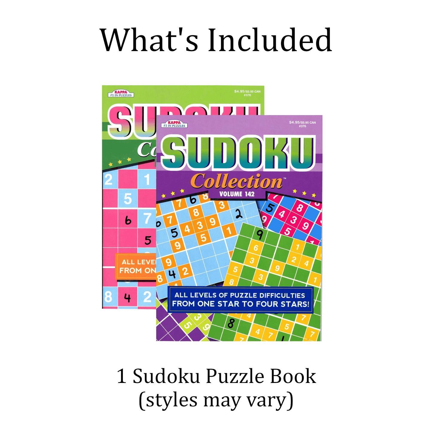 Relaxation gift box with puzzle books and pencils