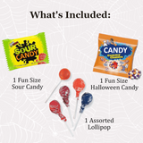 Halloween Individual Movie Night Gift Basket - (Several Varieties) - Golden Gift Box