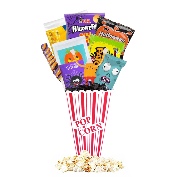 Halloween Movie Night Gift - Golden Gift Box