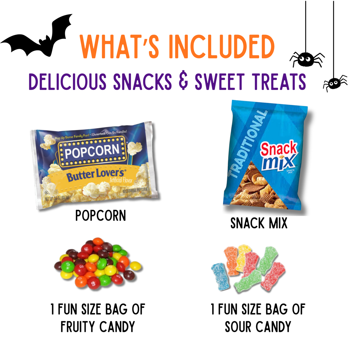 Halloween Movie Night Gift - Golden Gift Box