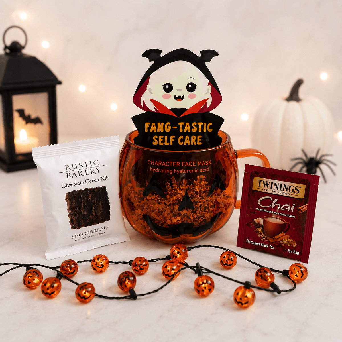 Halloween Self Care Gift Set - Golden Gift Box