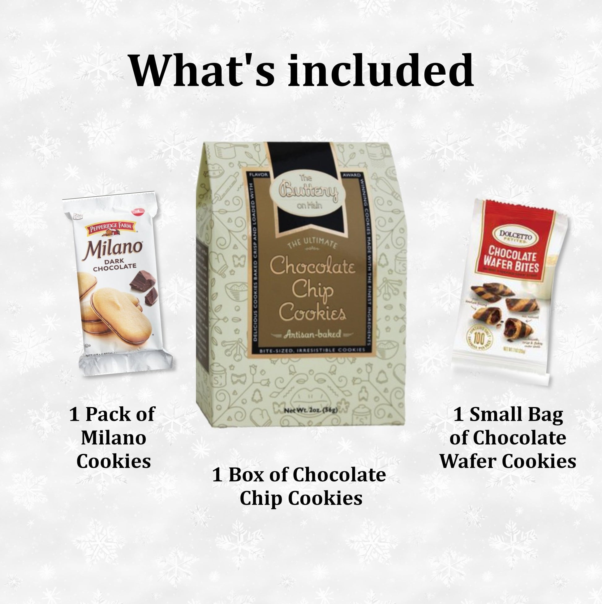 Holiday Cookie & Cocoa Gift Box – Cozy Hot Chocolate & Cookie Gift Set for Christmas - Golden Gift Box