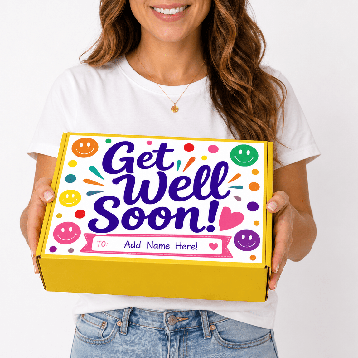 Kids Get Well Gift Box - Golden Gift Box
