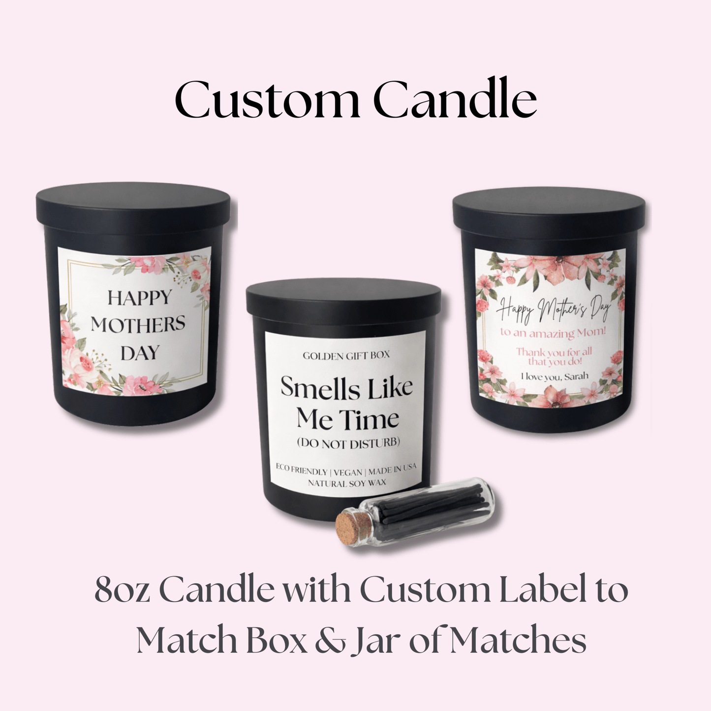 Mom’s Self Care Gift Box – Full Reset Spa Gift for Mom with Candle, Tea, Cozy Essentials & Personalization - Golden Gift Box
