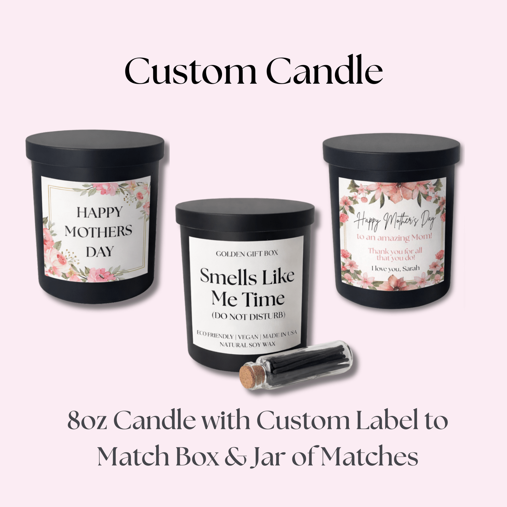 Mom’s Self Care Gift Box – Full Reset Spa Gift for Mom with Candle, Tea, Cozy Essentials & Personalization - Golden Gift Box