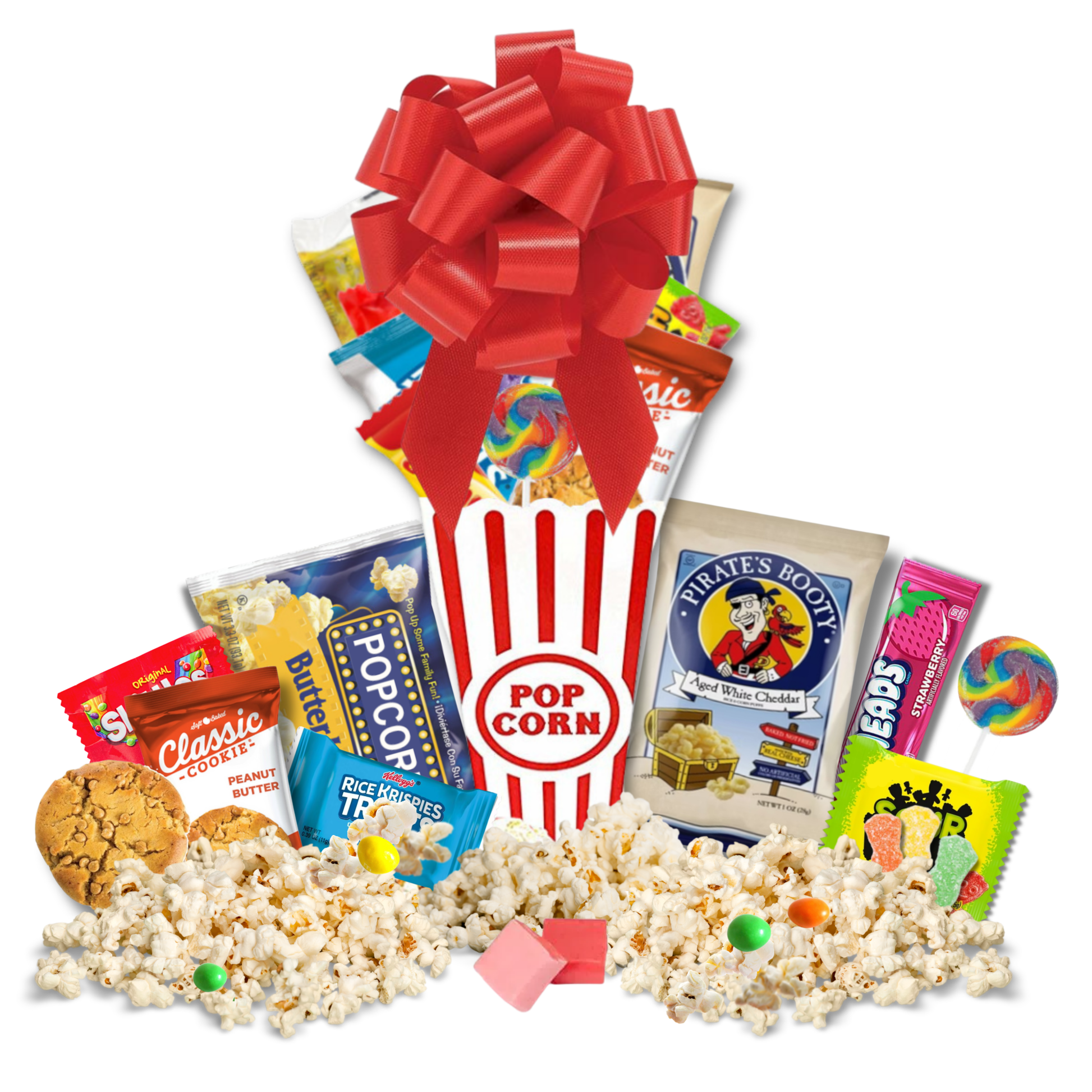 Peanut Butter Cookie Movie Night Gift - Golden Gift Box