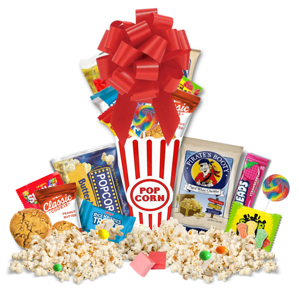 Peanut Butter Cookie Movie Night Gift - Golden Gift Box