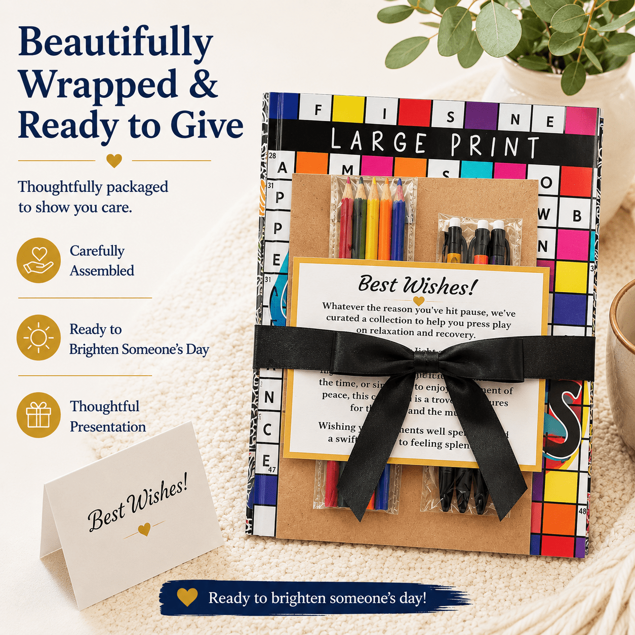 Puzzle Book Variety Gift Set - Golden Gift Box