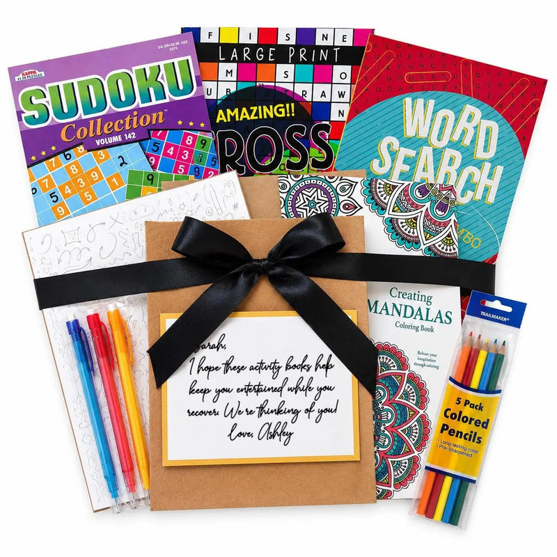 Puzzle Book Variety Gift Set - Golden Gift Box
