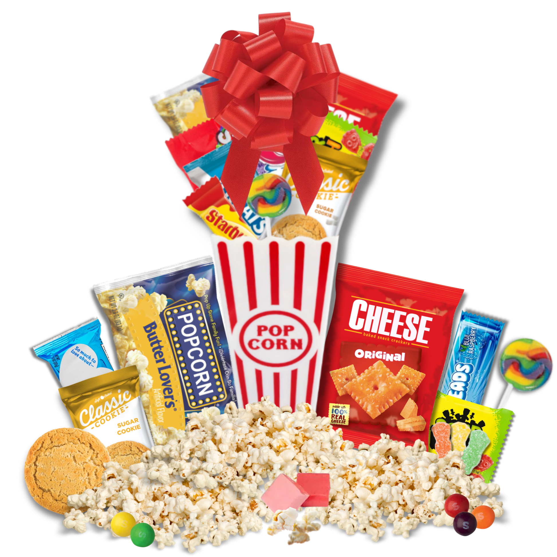 Sugar Cookie Movie Night Gift - Golden Gift Box