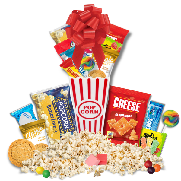 Sugar Cookie Movie Night Gift - Golden Gift Box
