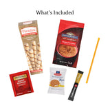 Think Positively Gift Set - Coffee, Tea & Cocoa Gift Box - Golden Gift Box