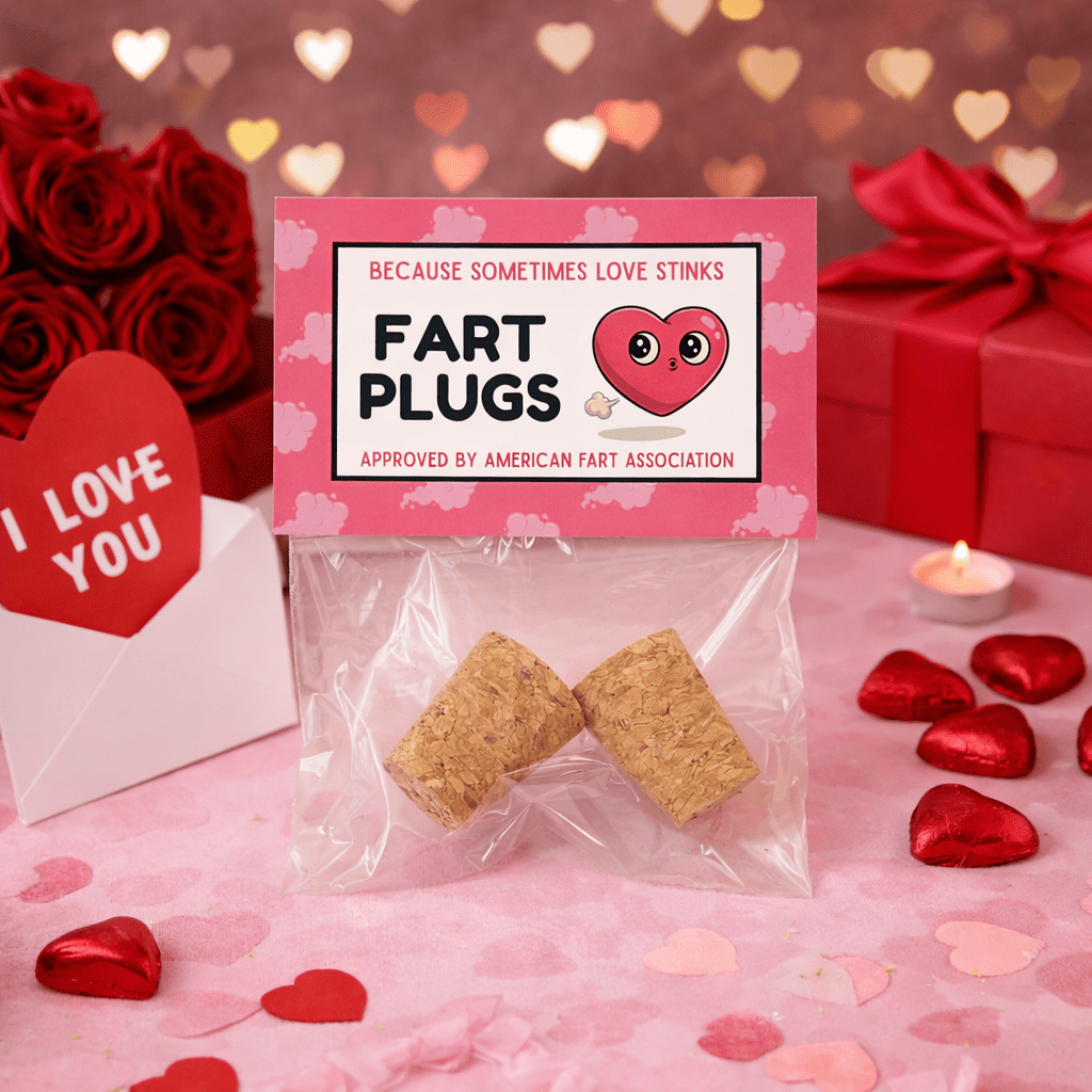 Valentine Fart Plugs – A Hilarious Gag Gift for Adults - Golden Gift Box