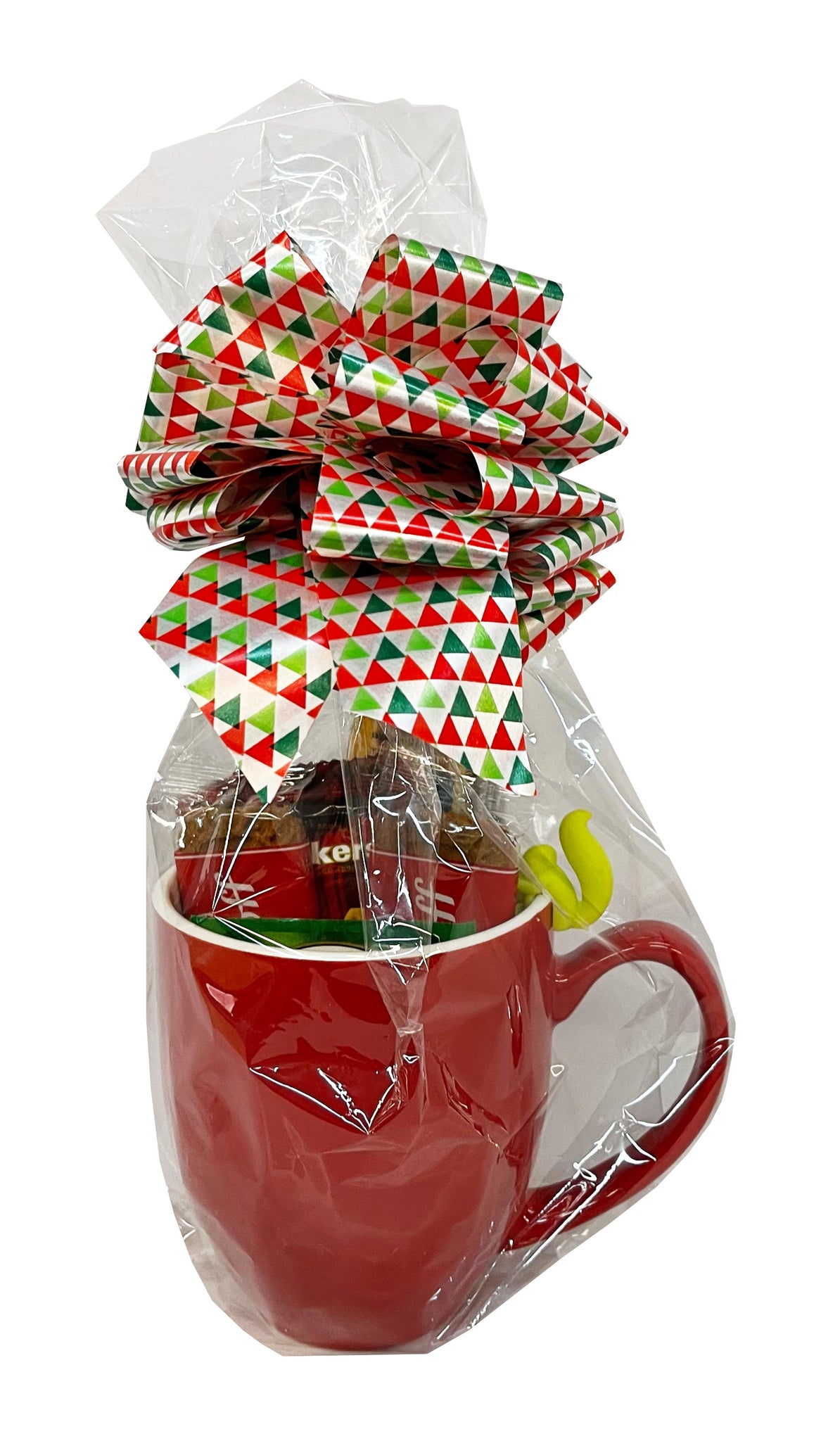 Mug with Tea Bag Holder in Red